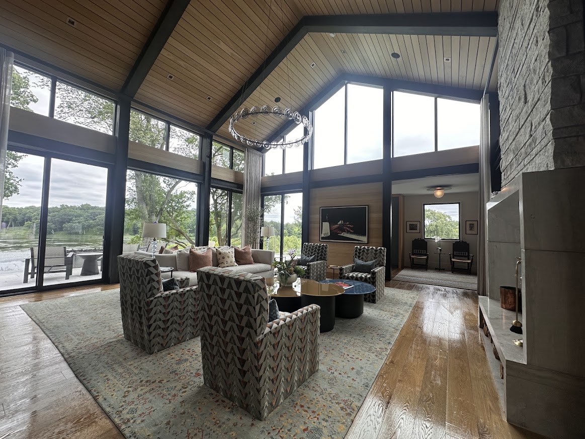 Post-construction cleaning for a finished sunroom in a Plymouth home