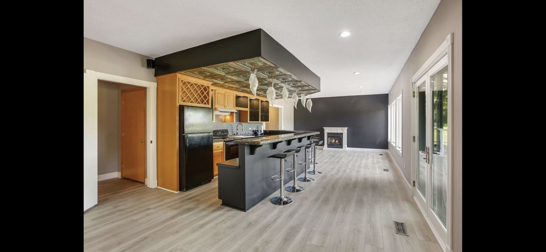 Post-renovation cleaning for a finished basement in a Twin Cities home